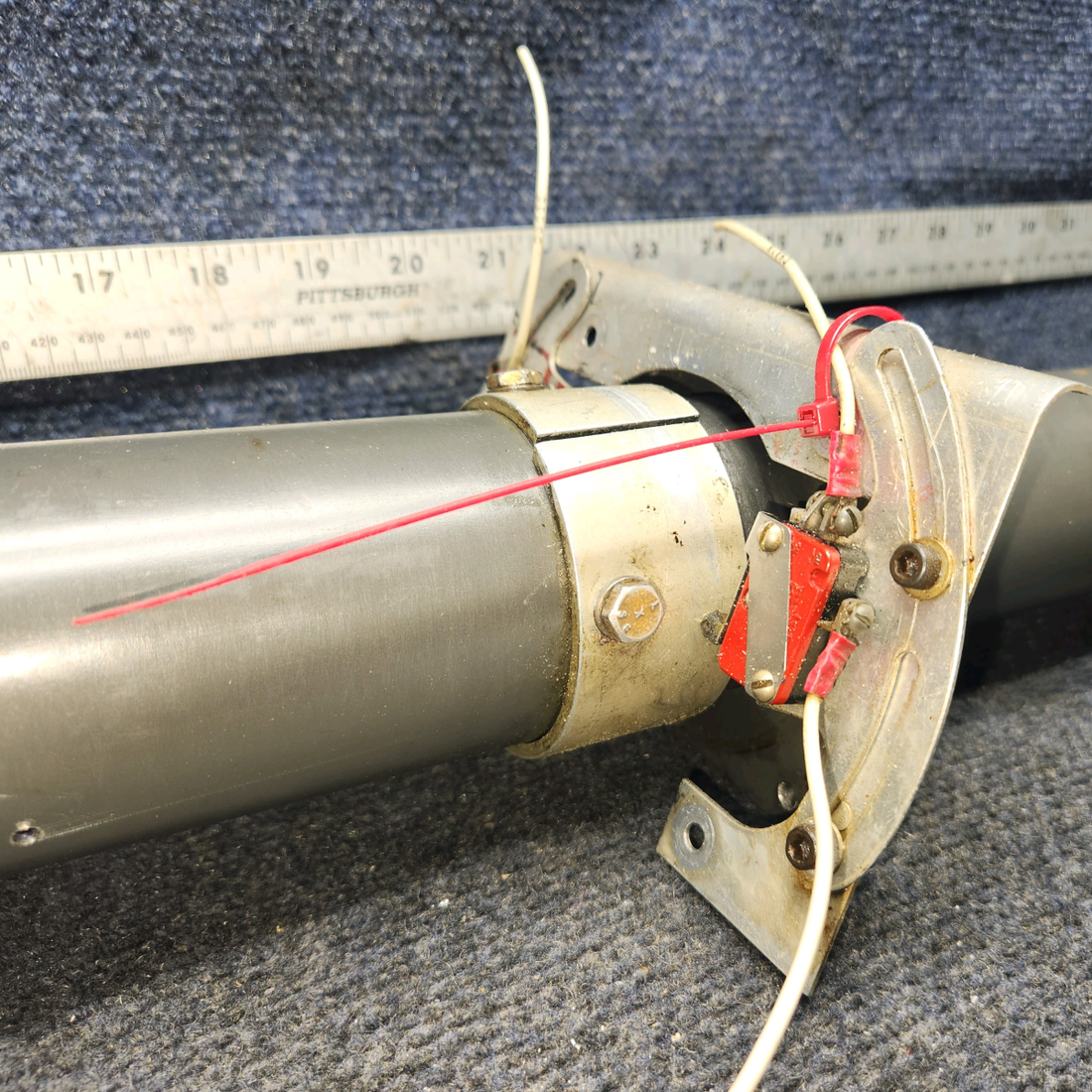 Used aircraft parts for sale, 169-524071-1 Beechcraft A24R Tube Assembly Flap Torque LH