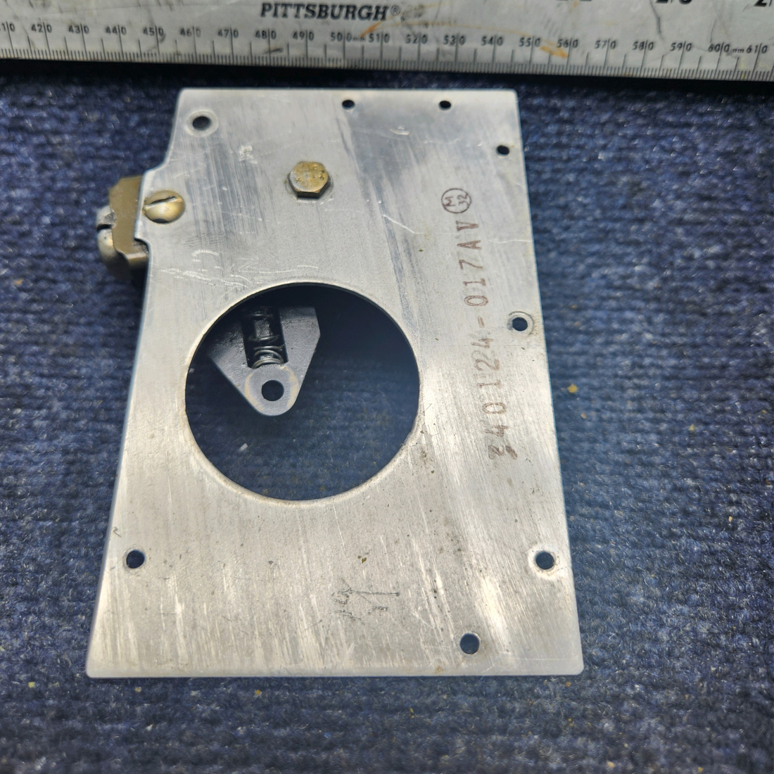 Used aircraft parts for sale, H-910-1, 340124-017 Mooney M20K CABIN DOOR LATCH ASSEMBLY W PLATE