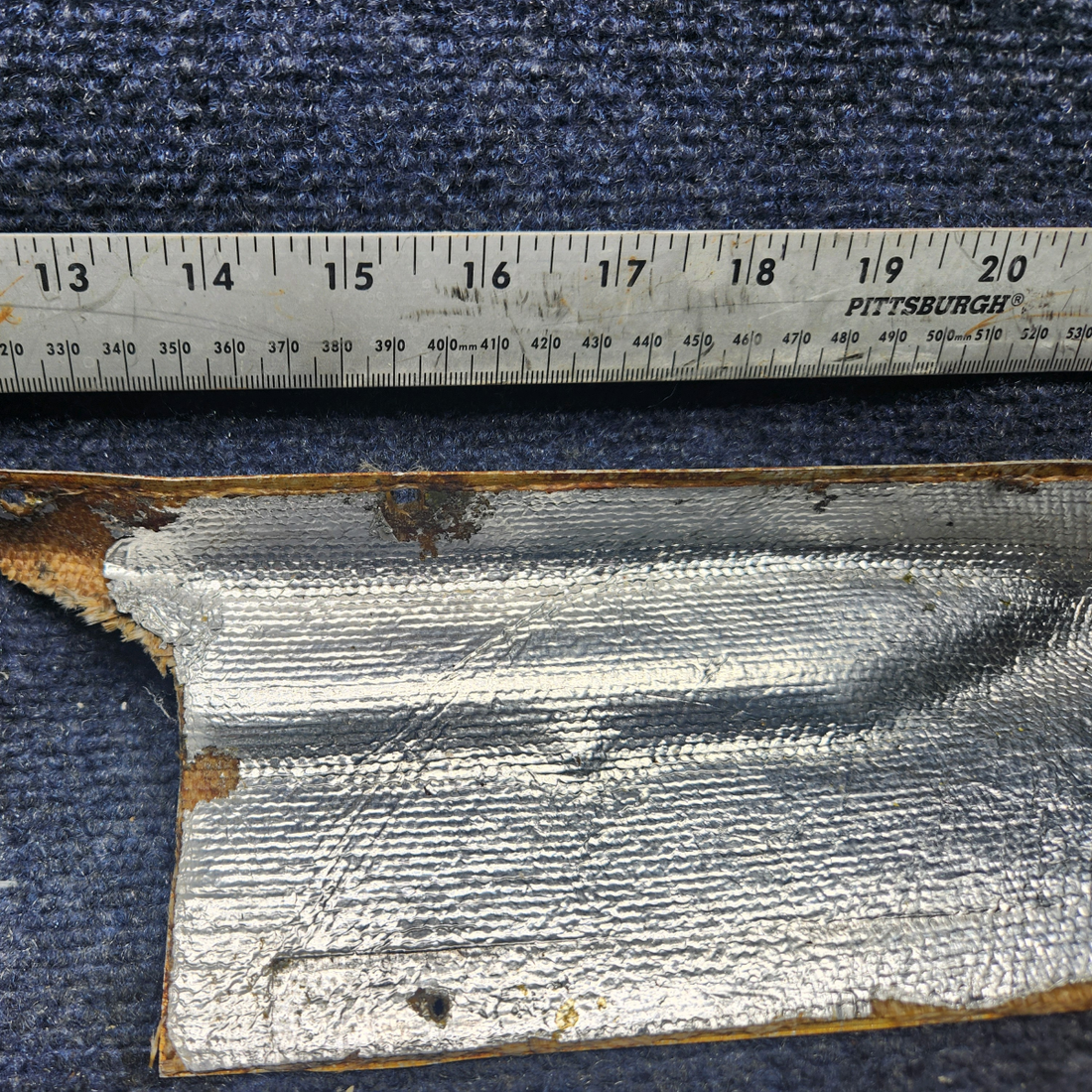 Used aircraft parts for sale, 76129-006 PIPER PA28-161 Warrior III CABIN HEAT DUCT REAR ASSEMBLY LH