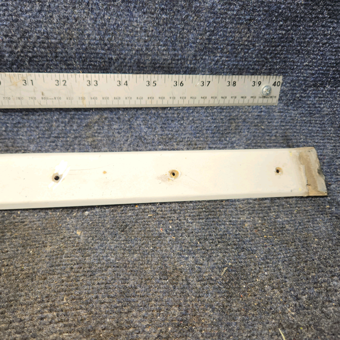 Used aircraft parts for sale, 79557-00 piper PA-28-181 Center Windshield Trim Strip