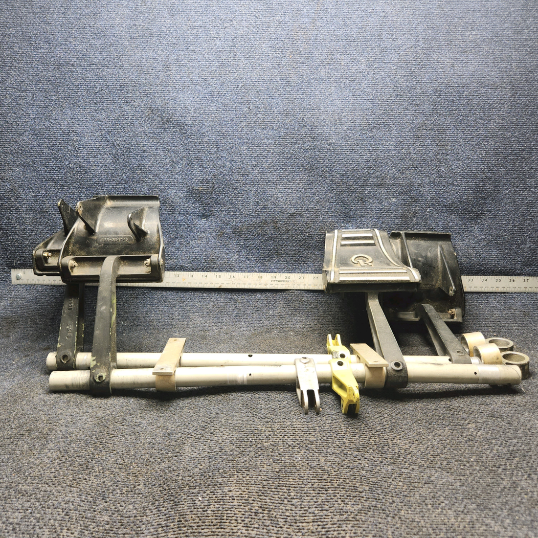 Used aircraft parts for sale, 169-524013-1 Beechcraft C23 SUNDOWNER Rudder Pedal Installation Assy