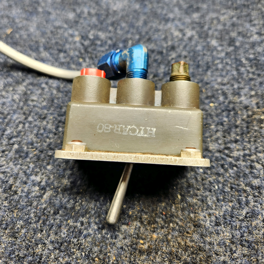 Used aircraft parts for sale, K-4566 BEECHCRAFT F35 KOHLER STATIC PRESSURE SELECTOR VALVE