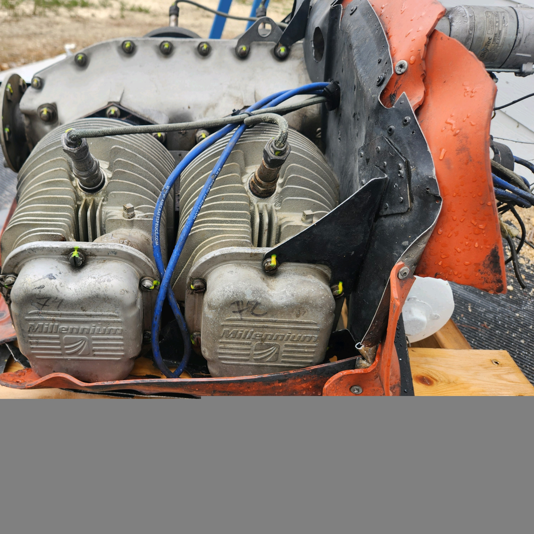 Used aircraft parts for sale, O-200-A TCM Continental O-200-A cessna 150G Aircraft Engine "Prop Strick"
