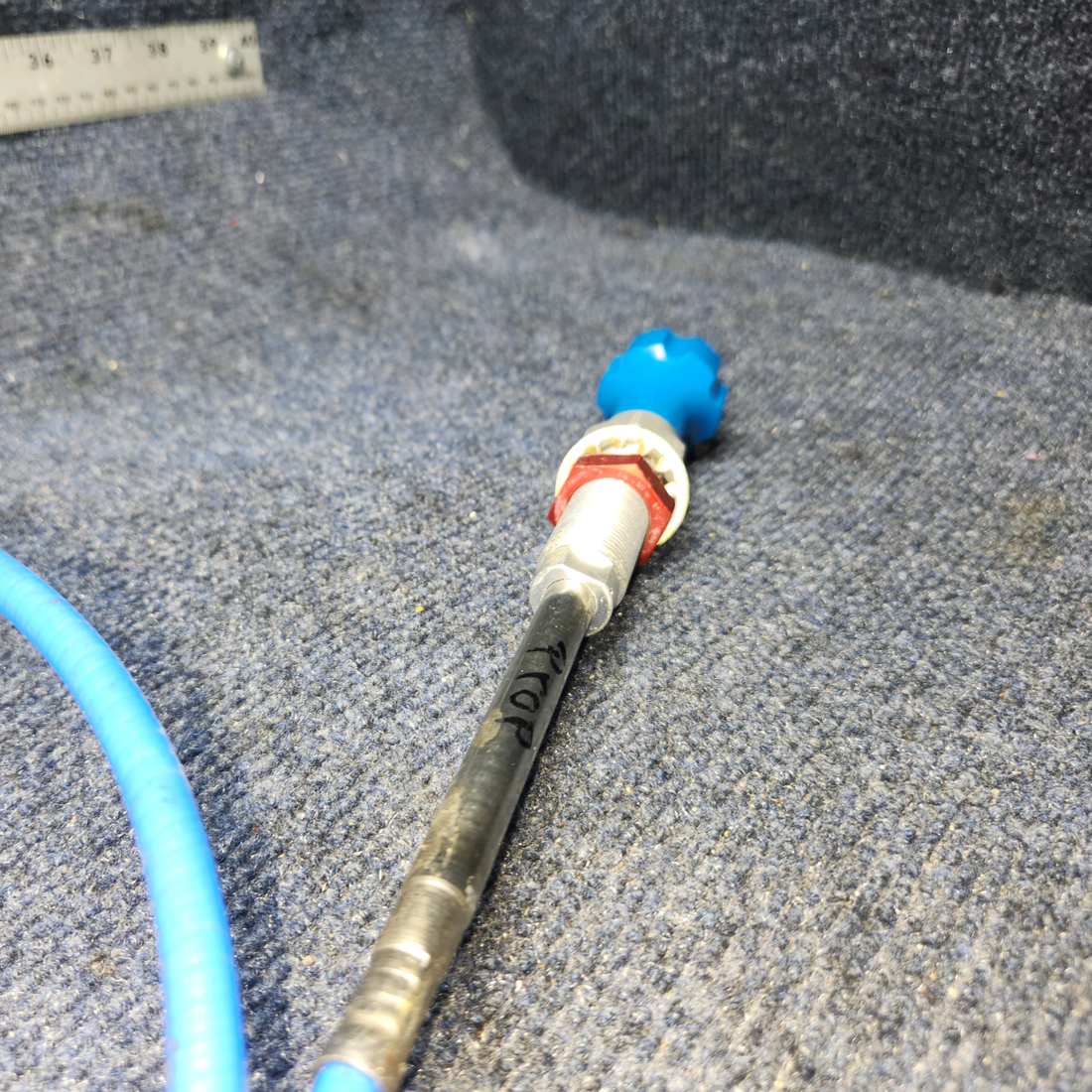 Used aircraft parts for sale, 455-184 PIPER PA-24-250 Propeller Control Cable Assy (70.1/4 Inc)