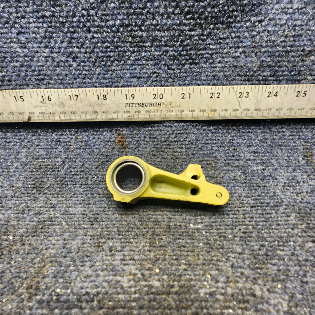 Used aircraft parts for sale, 35-524367-2r Beechcraft F33A RUDDER PEDAL LOWER ARM CO-PILOT
