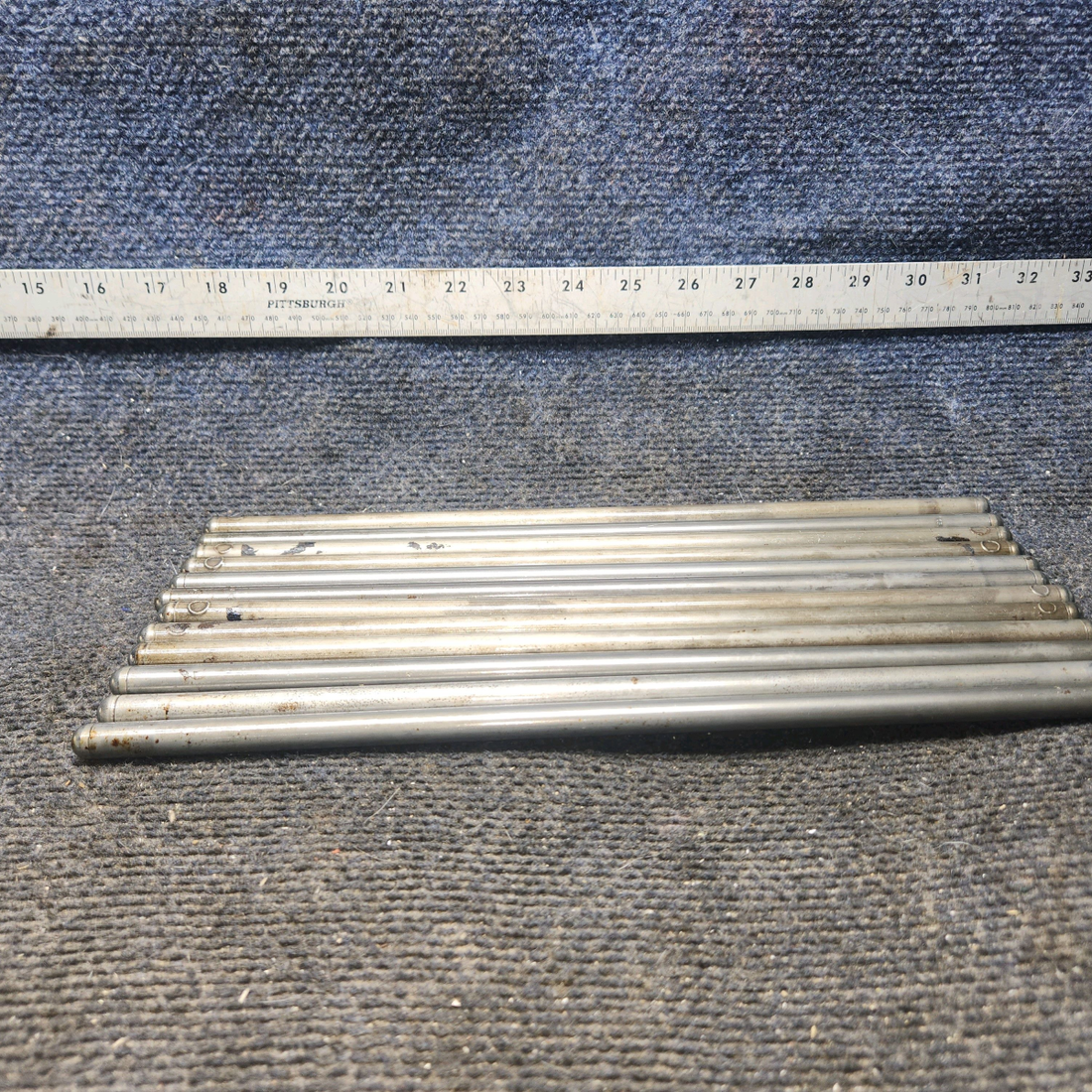 Used aircraft parts for sale, 538304 Continental O-470 Cessna 182G Push Rods