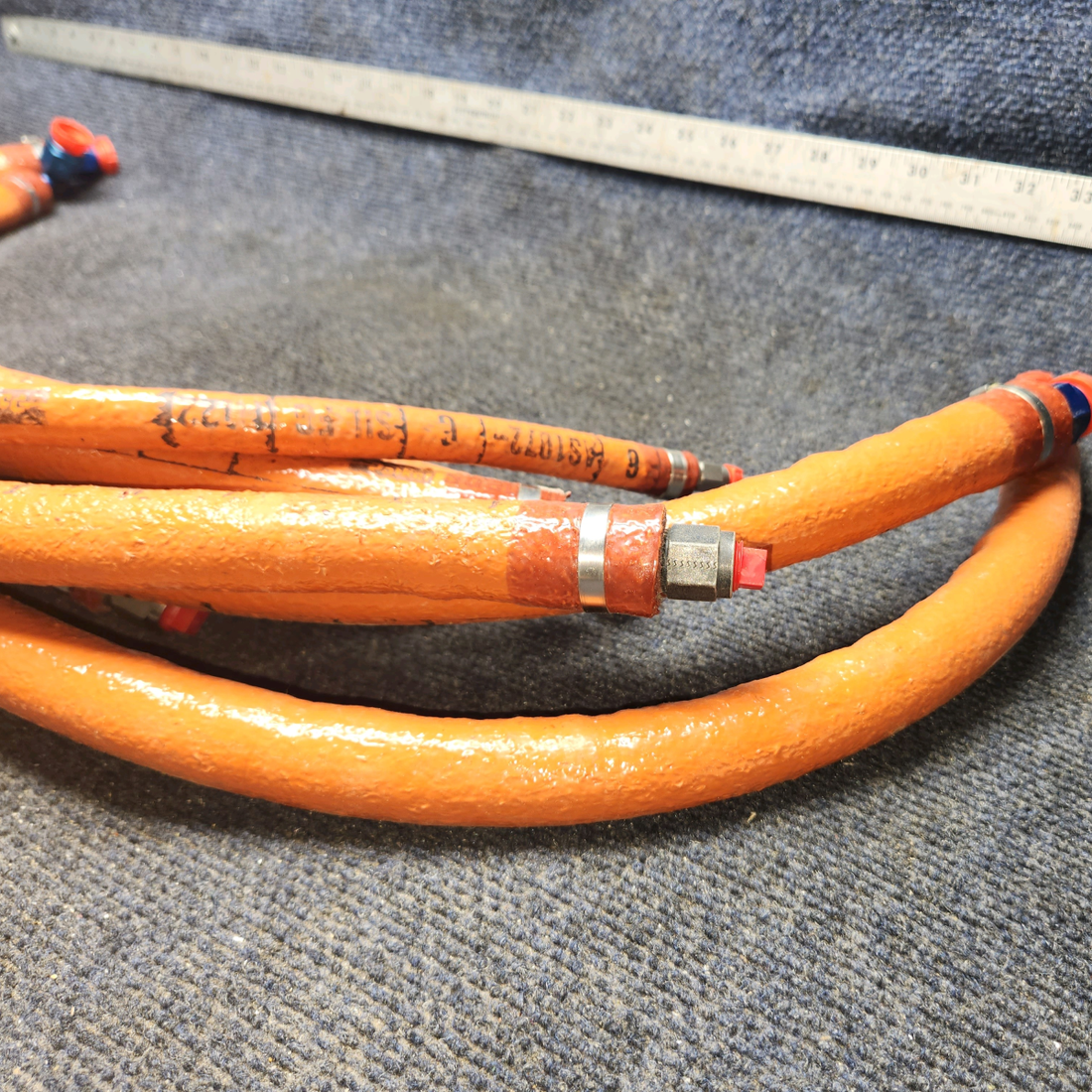 Used aircraft parts for sale, O-360-A4J Parker Beechcraft C23 SUNDOWNER Engine Hose Set of 8