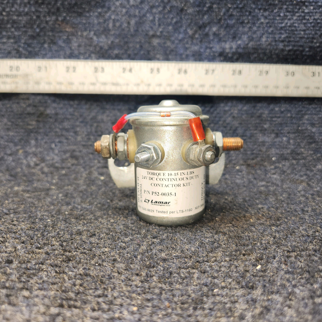 Used aircraft parts for sale, P52-0035-1 BEECHCRAFT 95-55B Contactor Battery - 28 Volts