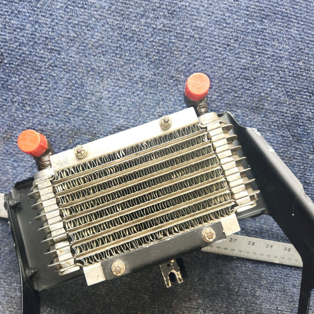 Used aircraft parts for sale, 21182-00, 21183-00, 21184-00 PIPER PA-24-250 Oil Cooler with Brackets