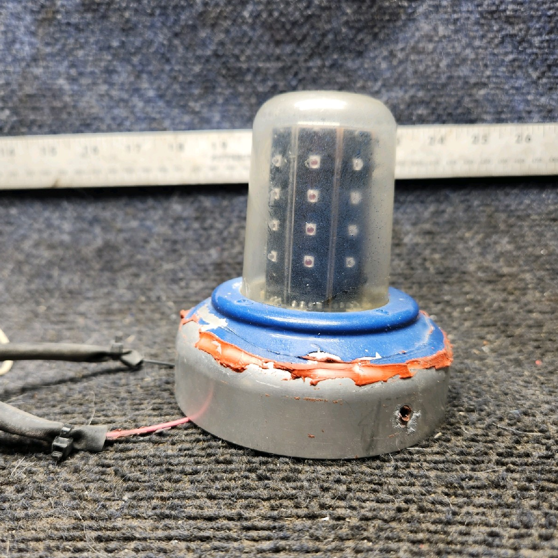 Used aircraft parts for sale, 01-0771080-55 piper PA-28-181 Red Beacon Light  - 14 V