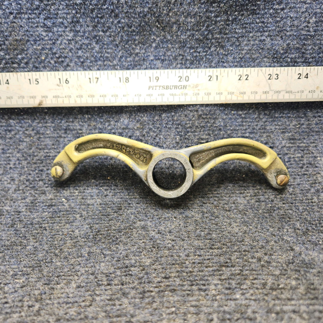 Used aircraft parts for sale, 169-640011-1 Beechcraft A24R Rudder Control Arm