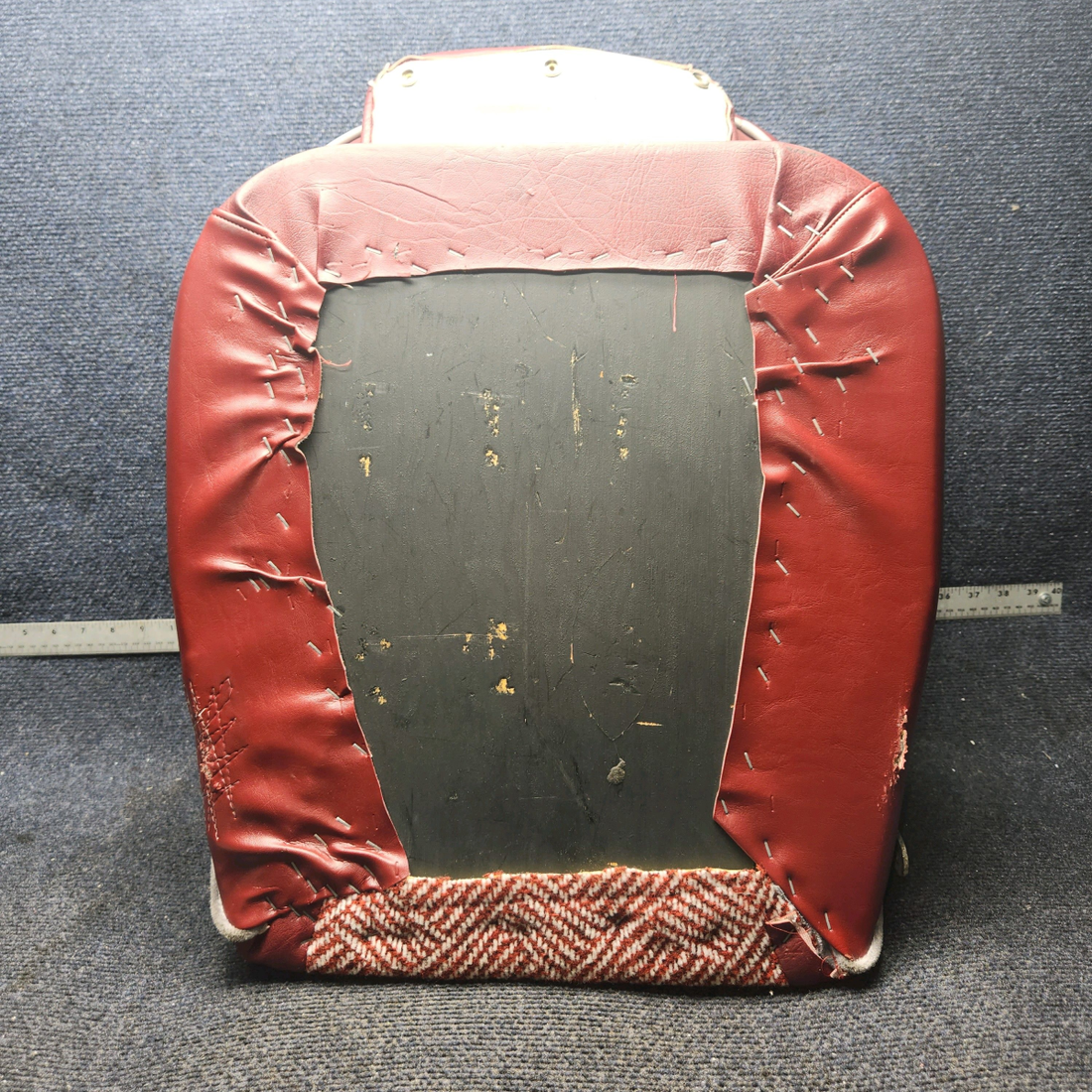 Used aircraft parts for sale, 65501-002, 65515-002 Piper PA28-140 Rear seat top and Bottom