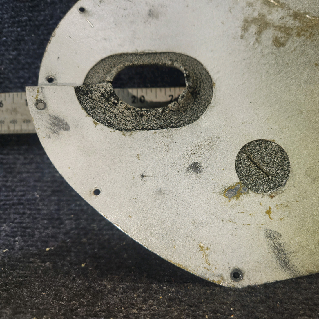 Used aircraft parts for sale, 65494-000 Piper PA28-161 Fuselage Closeout Plate