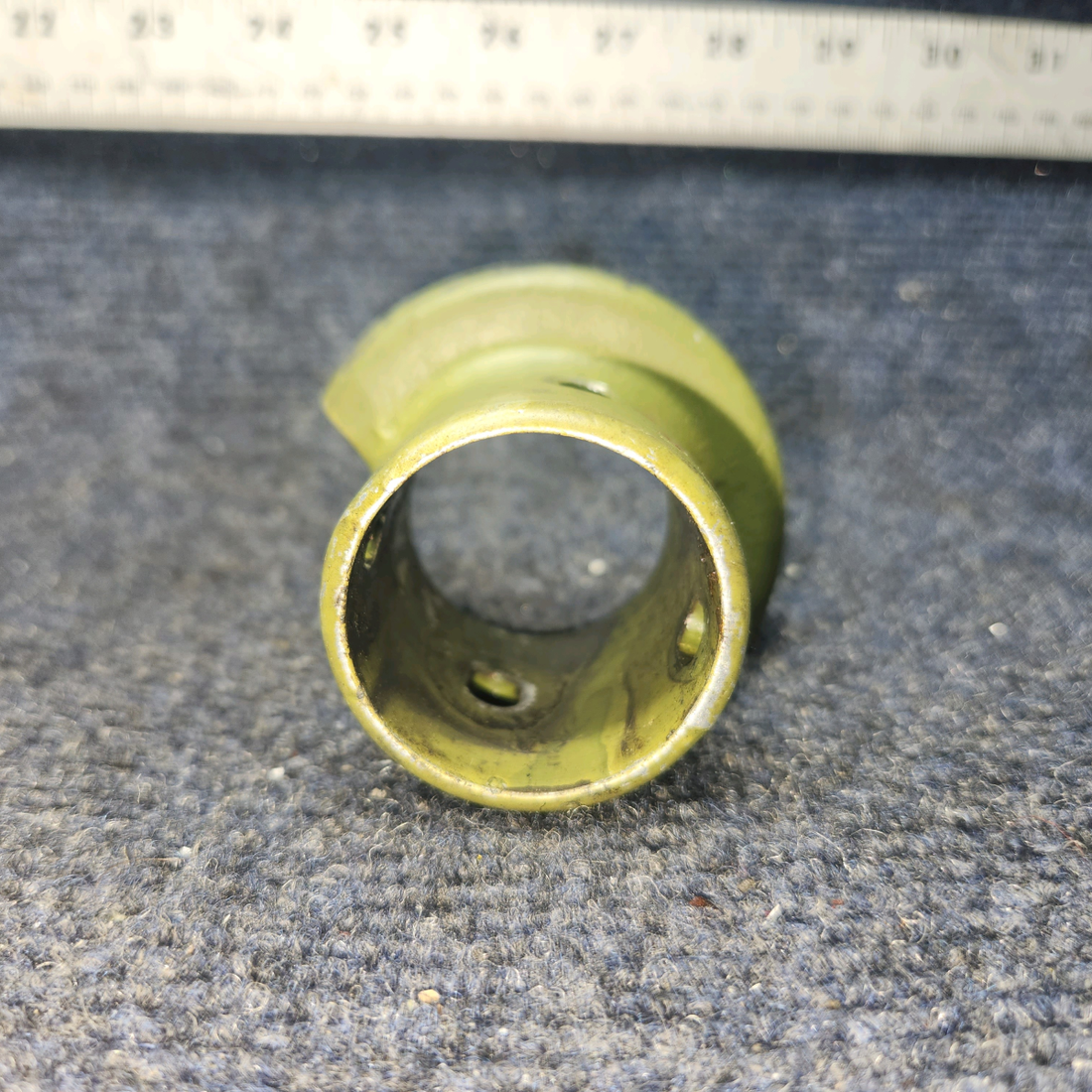 Used aircraft parts for sale, 62856-000 Piper PA28-140 Flap Torque Tube Fitting Assy LH