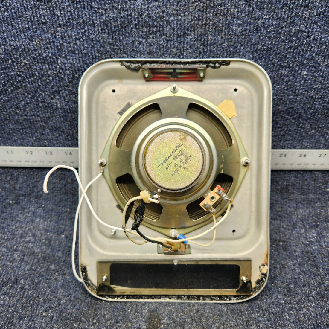 Used aircraft parts for sale, 35-344140-602 BEECHCRAFT F35 OVERHEAD DOME LIGHT FRAME / SPEAKER COVER