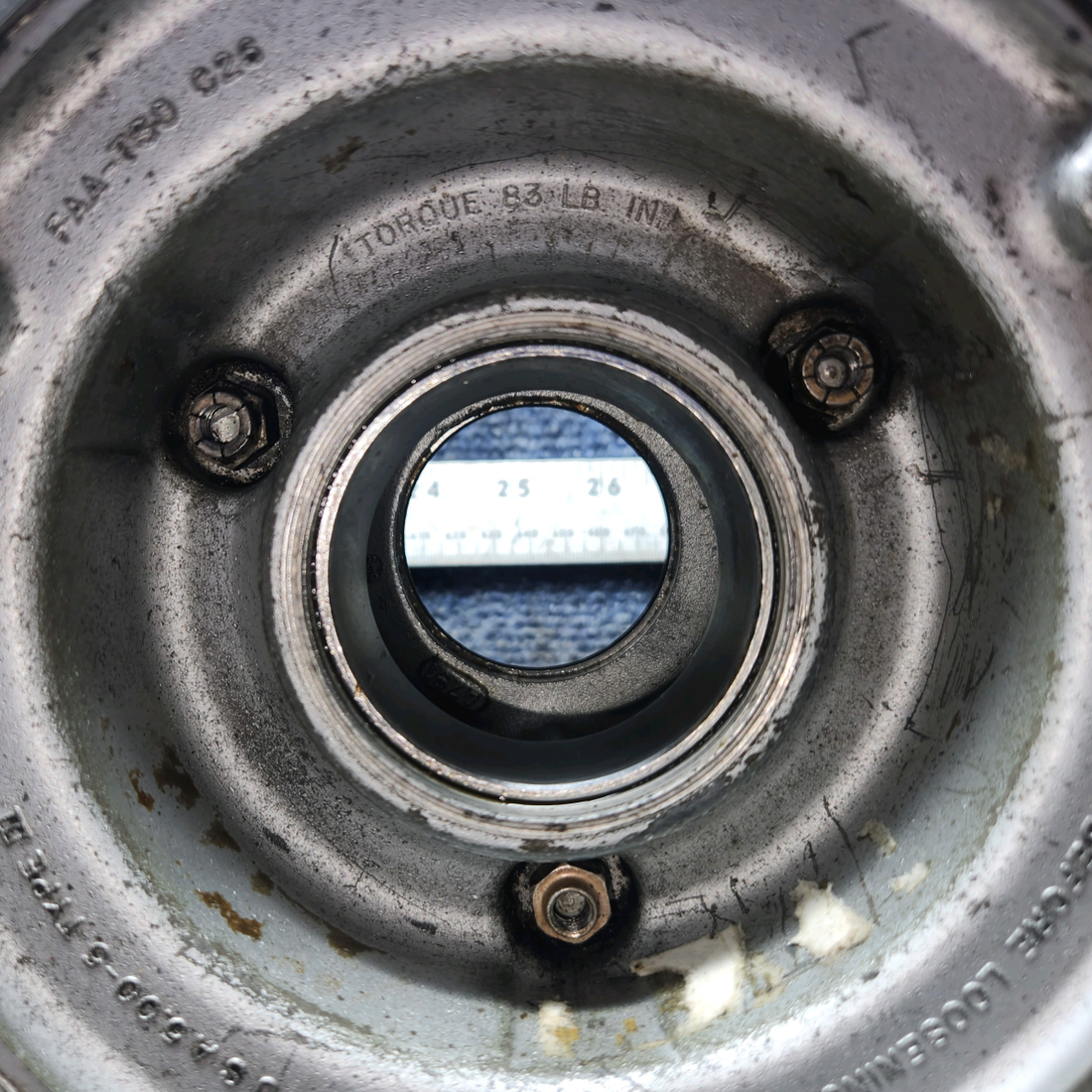 Used aircraft parts for sale, 1241156-11 Goodyear Cessna 182G Wheel-Nose Gear(5.00X5 Type III)