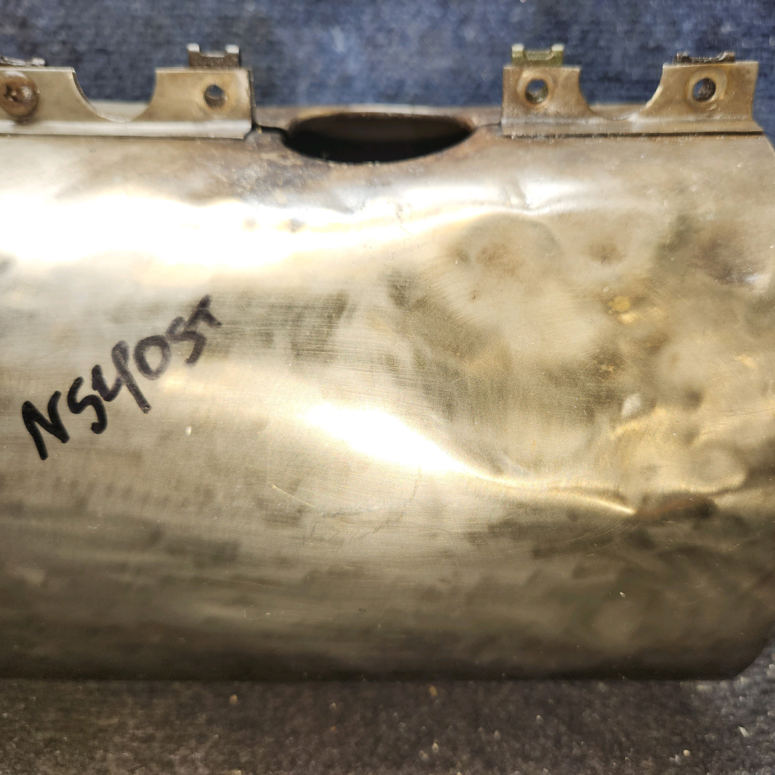 Used aircraft parts for sale, 0550176-38 Cessna 172E Exhaust Muffler Shroud RH
