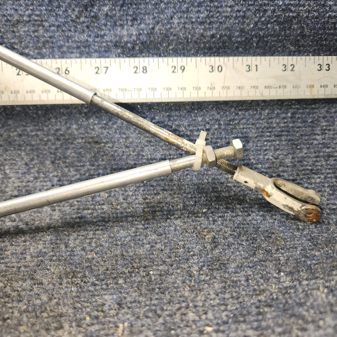 Used aircraft parts for sale, 9860075-4 Cessna 182P COWL FLAP CONTROL CABLE 36"