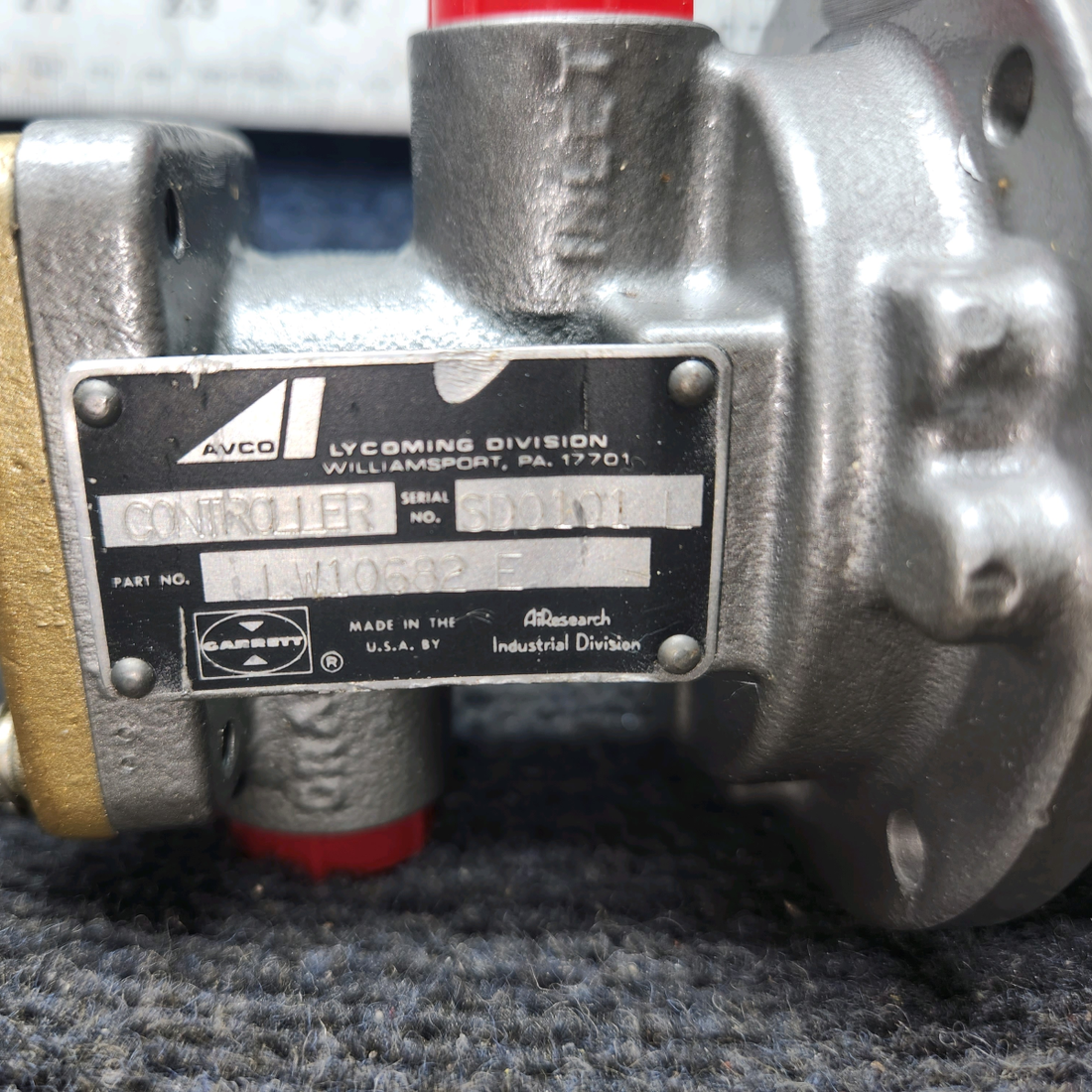 Used aircraft parts for sale, 470884-9004 Lycoming Garrett Turbo Density Controller Assembly