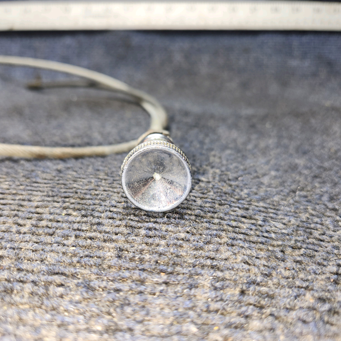 Used aircraft parts for sale, 63902-005 PIPER PA28-140 Cabin Heat Control Cable Assembly (Length: 37")