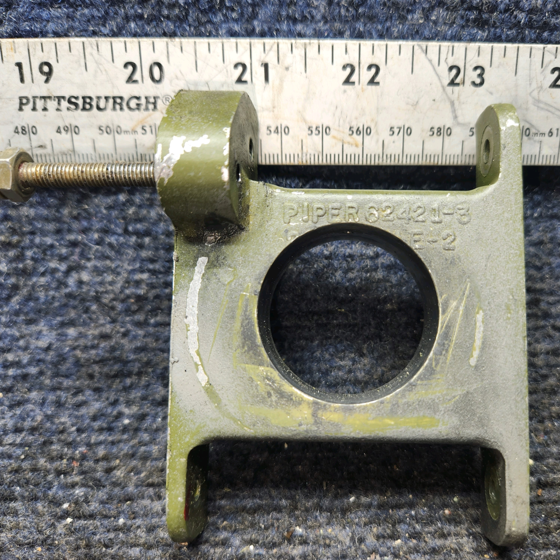 Used aircraft parts for sale, 62421-001 Piper PA28-161 Fitting Assembly  Flap Torque Tube - RH