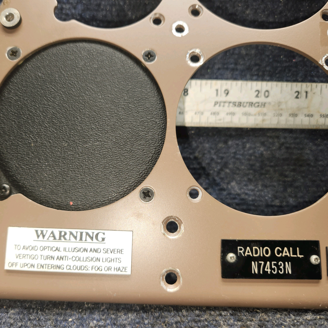 Used aircraft parts for sale, 96-324005-7 Beechcraft BEECHCRAFT 95-55B Instrument Panel Assembly