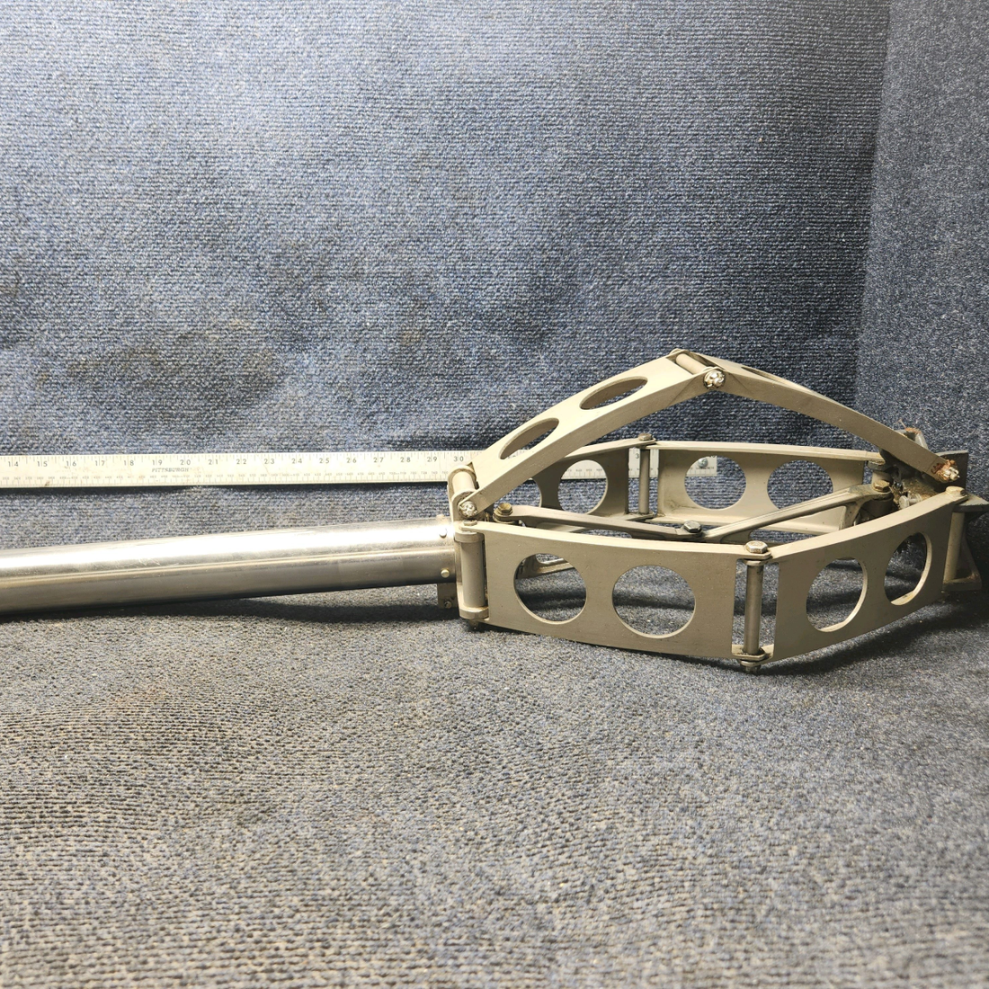 Used aircraft parts for sale, 35-524041 Beechcraft 35-33 Control Column Assy w/ Hanger, Knees, Links