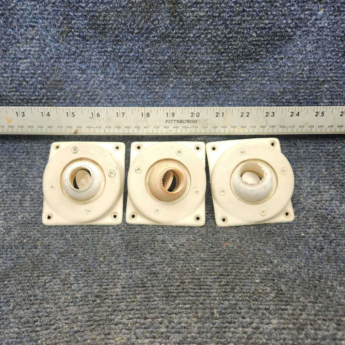 Used aircraft parts for sale, 169-554006-71 Beechcraft A24R Lower Outlet Plenum Assembly - PRICE PER EACH -  "SEE PHOTOS FOR DETAILS"