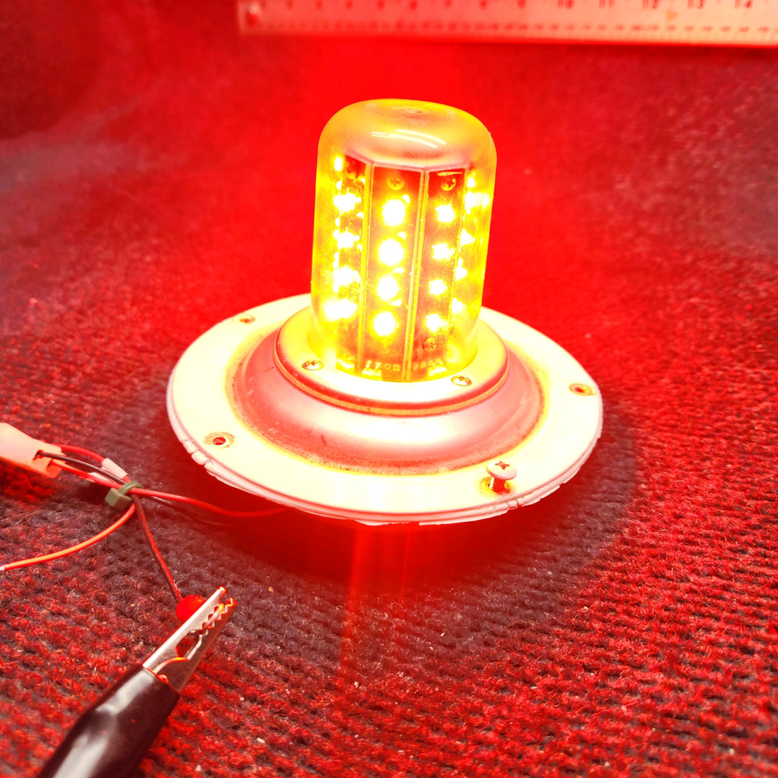 Used aircraft parts for sale, 01-0771080-05 WHELEN PIPER PA-24-250 LED Beacon Light (12V, 4A)