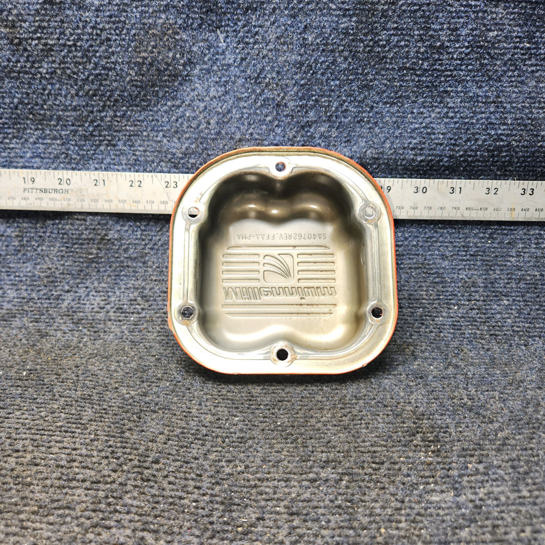 Used aircraft parts for sale, SA40762 Continental O-300 Cessna 172 Rocker / Valve Cover " Millennium - Set of 5
