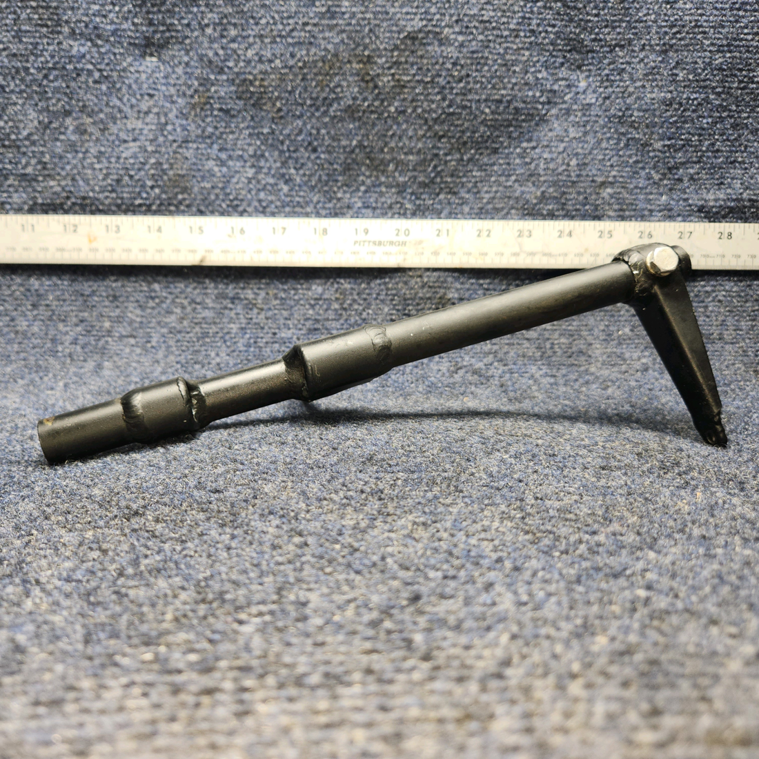 Used aircraft parts for sale, 22237-000 PIPER PA-24-250 Rudder Pedal and Toe Brake Torque Shaft Assembly