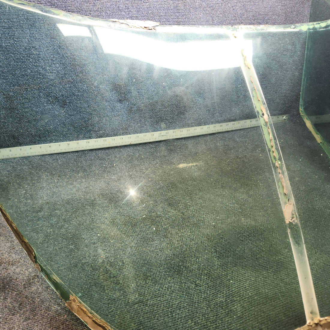 Used aircraft parts for sale, 0412020-10 cessna 150G Rear Windshield
