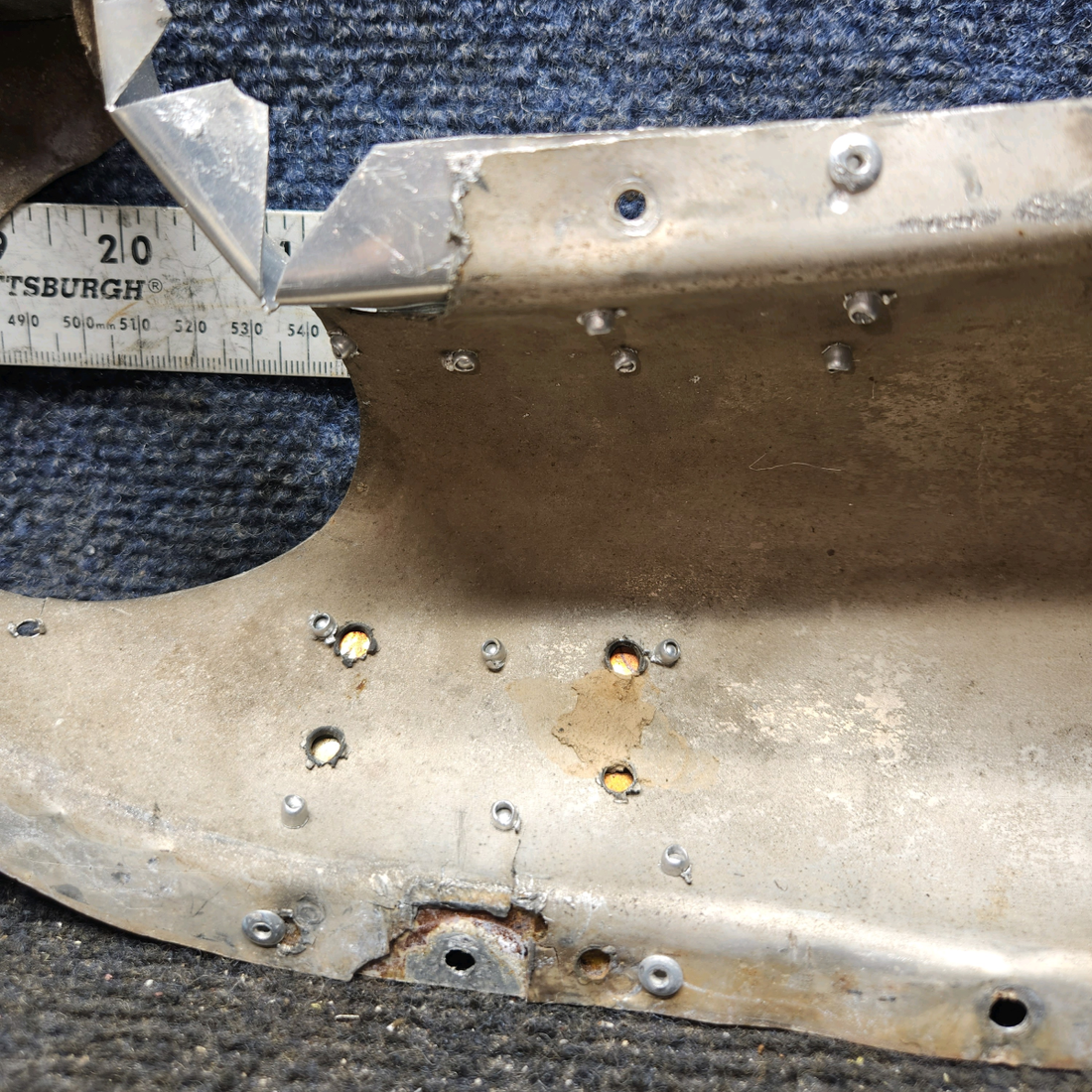 Used aircraft parts for sale, 63723-002 Piper PA-28-140 Carburetor Heat Bottom Shroud
