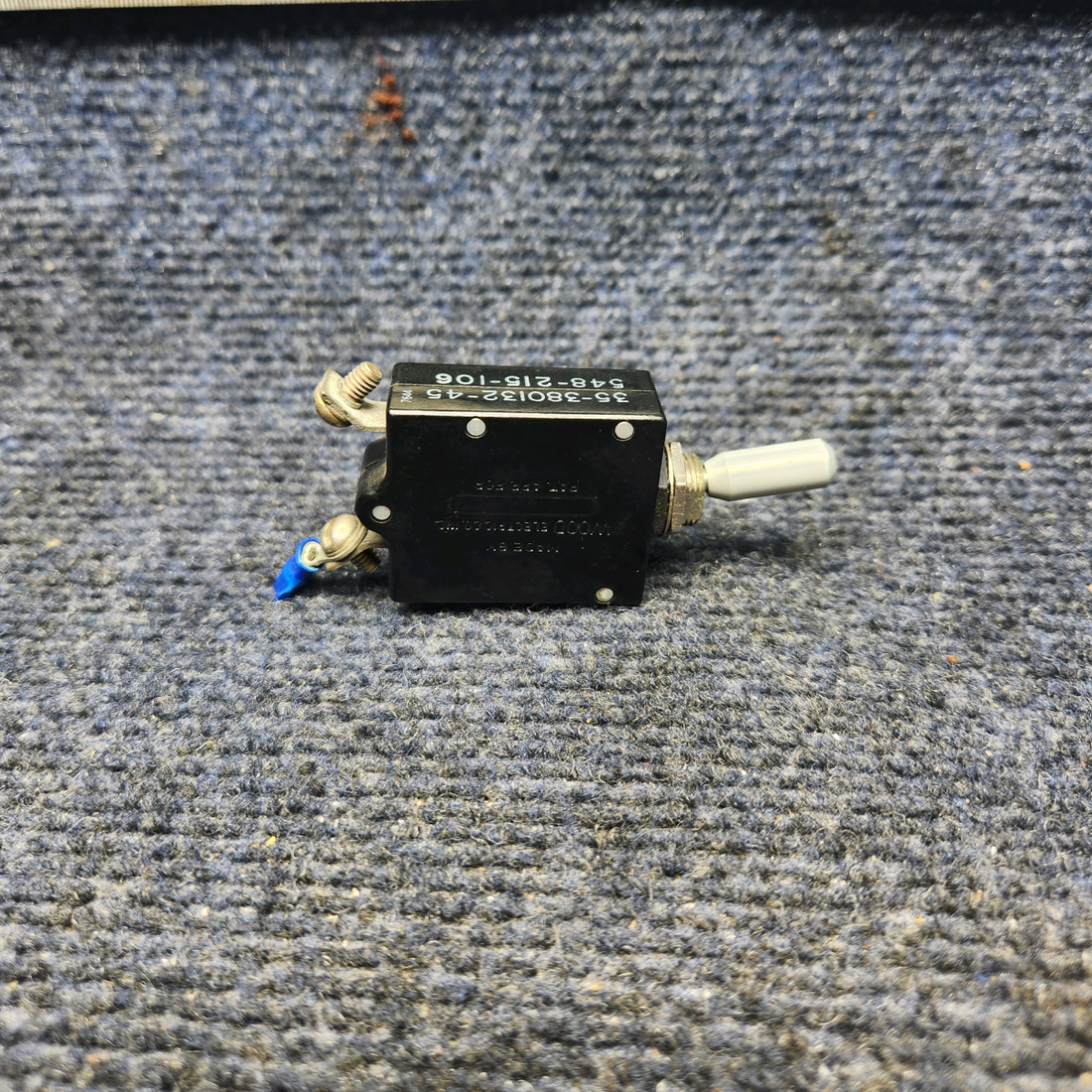 Used aircraft parts for sale, 35-380132-45 Beechcraft F33A WOOD TOGGLE SWITCH (15A)