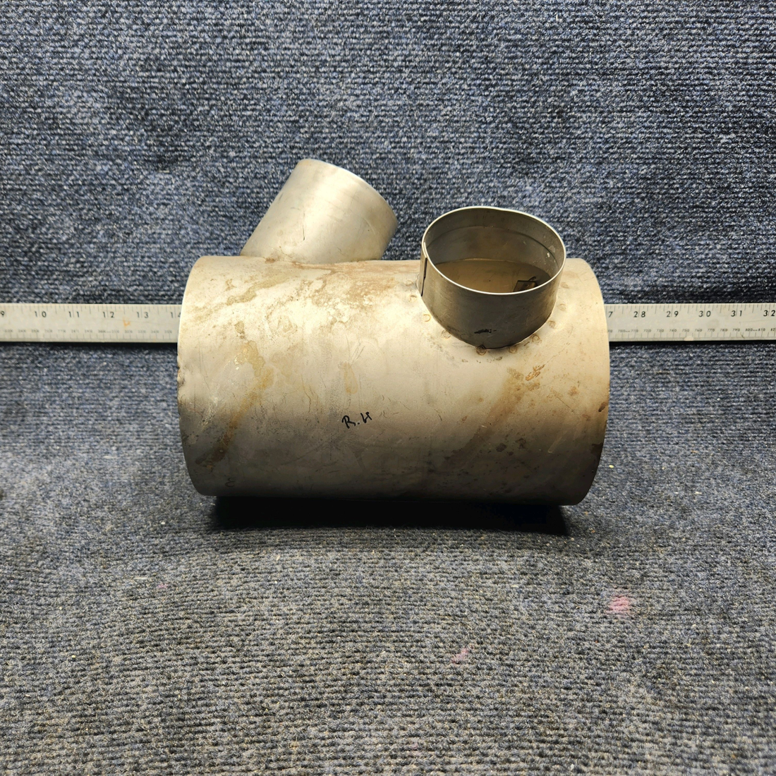 Used aircraft parts for sale, 701-50 Beechcraft F33A SHROUD EXHAUST HEATER RH