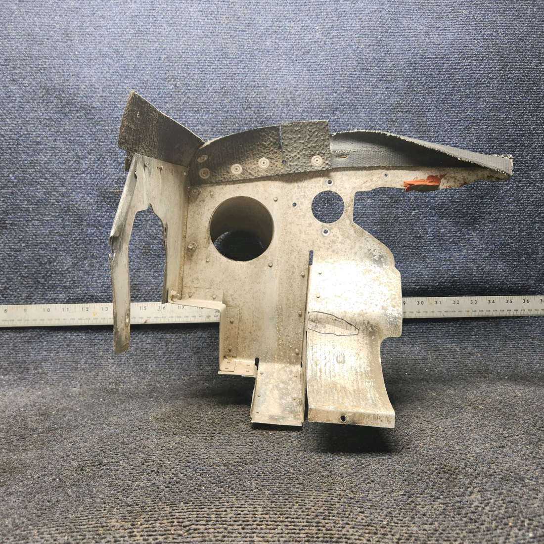 Used aircraft parts for sale, 63616-009 Lycoming PIPER PA28-140 Rear Engine Baffle - RH