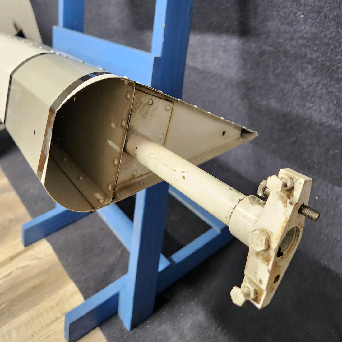 Used aircraft parts for sale, 78981-023 Piper PA32RT-300 RUDDER ASSEMBLY HAS REPAIR AND STOP DRILL-SEE PHOTOS