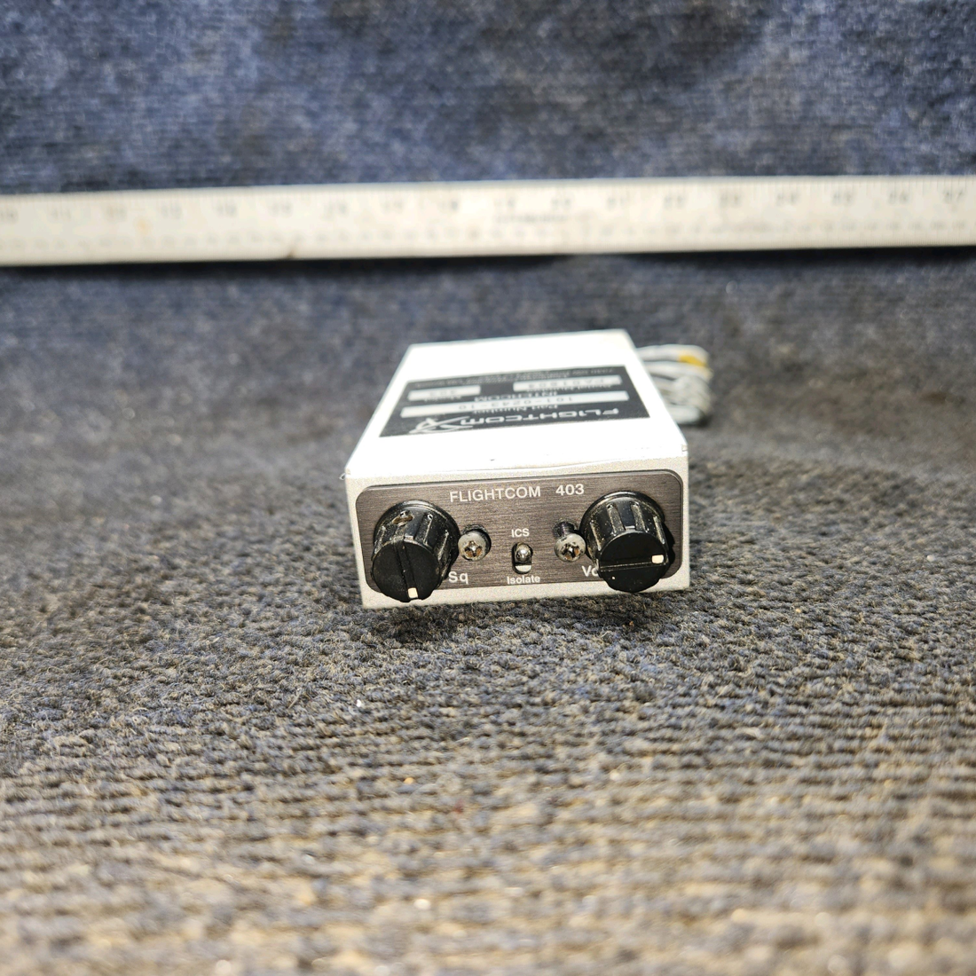 Used aircraft parts for sale, 101-0243-10 Flightcom cessna 150G 403 Intercom Assembly with Connector
