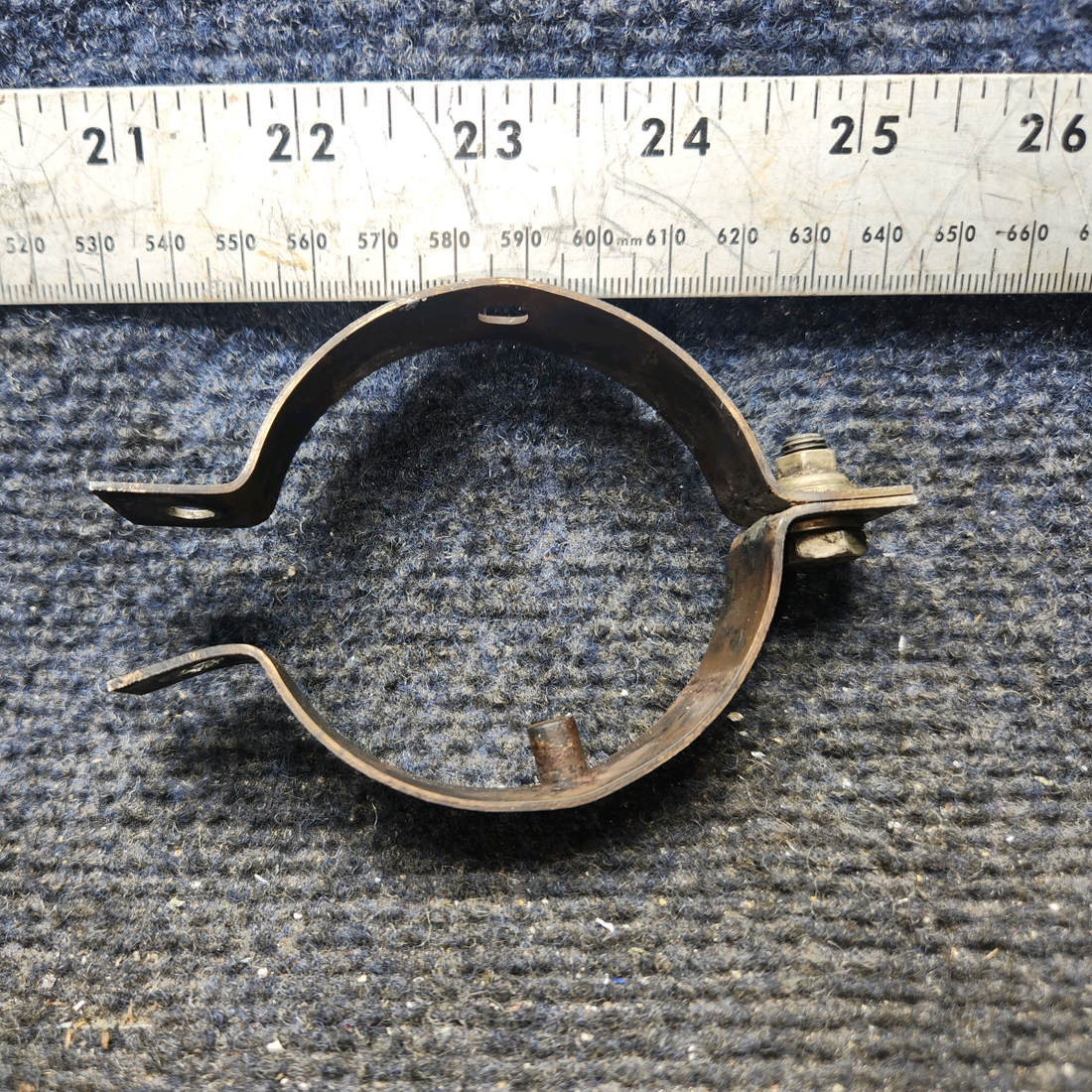 Used aircraft parts for sale, 0550176-31, 0550176-26 Cessna 172E Tailpipe Clamp Assembly