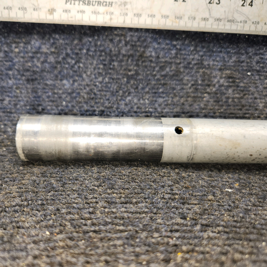 Used aircraft parts for sale, 35-524018 BEECHCRAFT F35 Tube Copilot Rudder Pedal Torque