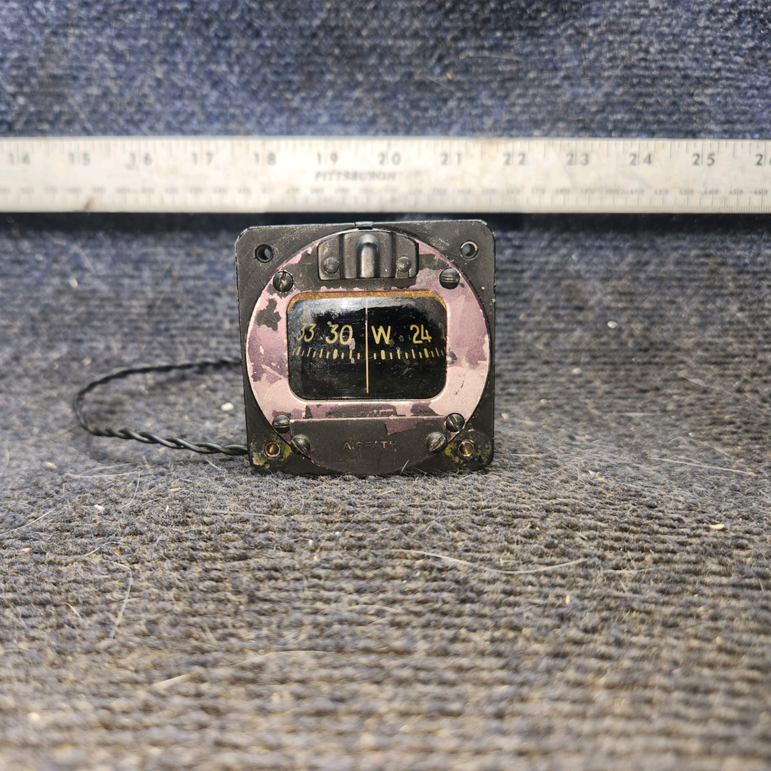 Used aircraft parts for sale, C660501-0201 Airpath cessna 172k Magnetic Compass Indicator, Lighted