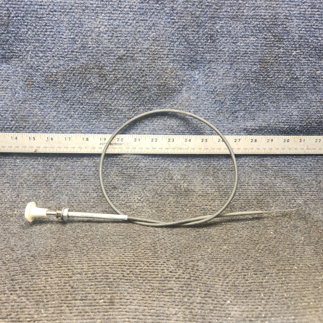 Used aircraft parts for sale, S1239-11 cessna 150G Cabin Heat Control Cable – 35 in