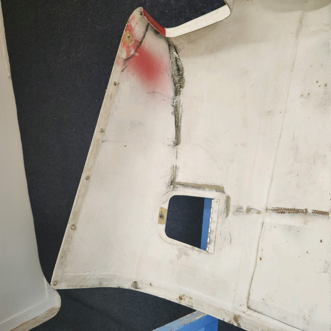 Used aircraft parts for sale, 169-910056-195 Beechcraft A24R Upper Cowling Assembly