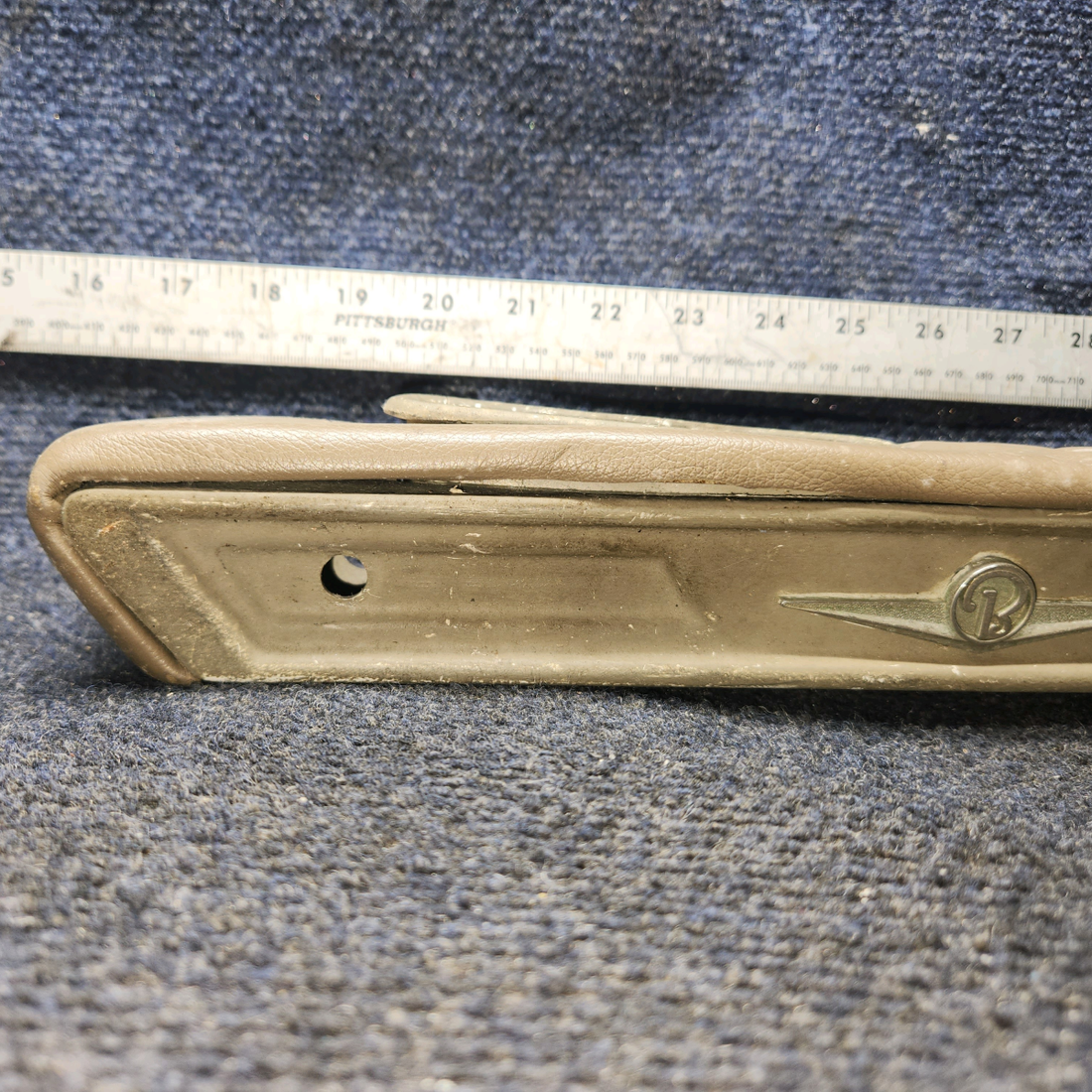 Used aircraft parts for sale, 96-534024-45C BEECHCRAFT 95-55B Co-Pilot Cabin Door Armrest