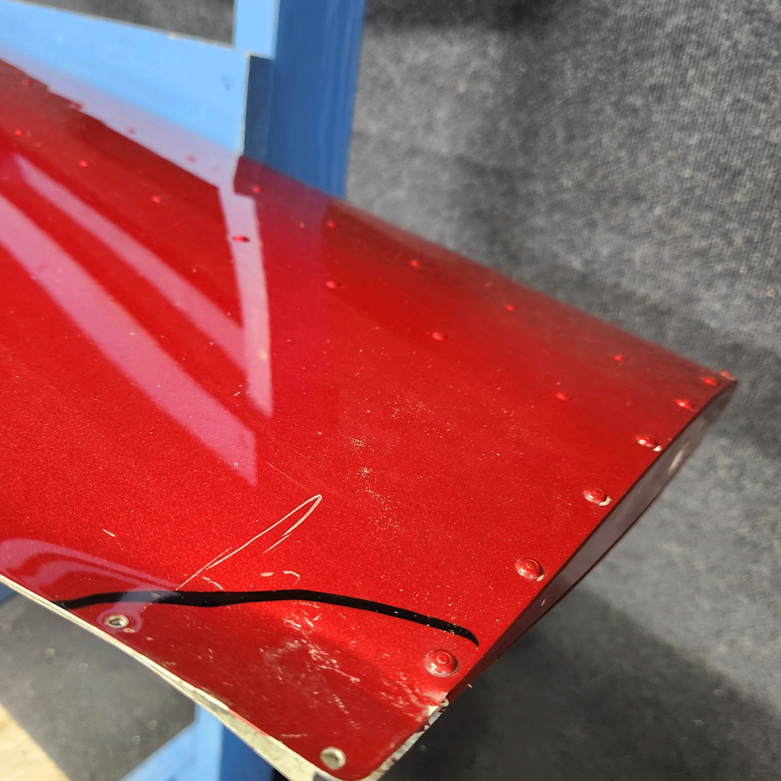 Used aircraft parts for sale, C044-1 Robinson  [part_model] Robinson R44 Raven II HORIZONTAL STABILIZER ASSEMBLY-HAVE DENT "SEE PHOTOS FOR DETAL"