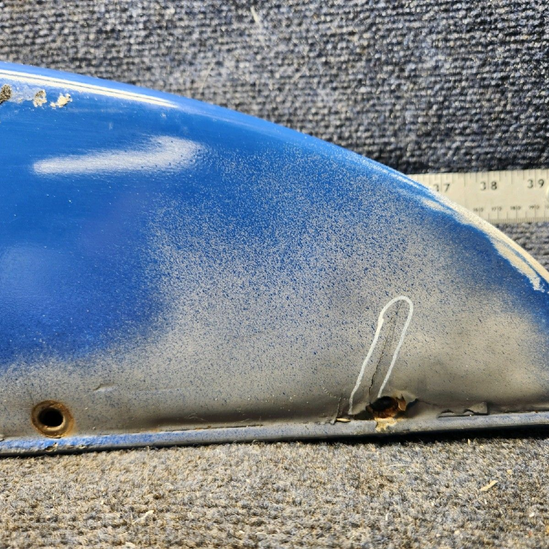 Used aircraft parts for sale, 63584-010 piper PA-28-181 Stabilator Tip - Cracked