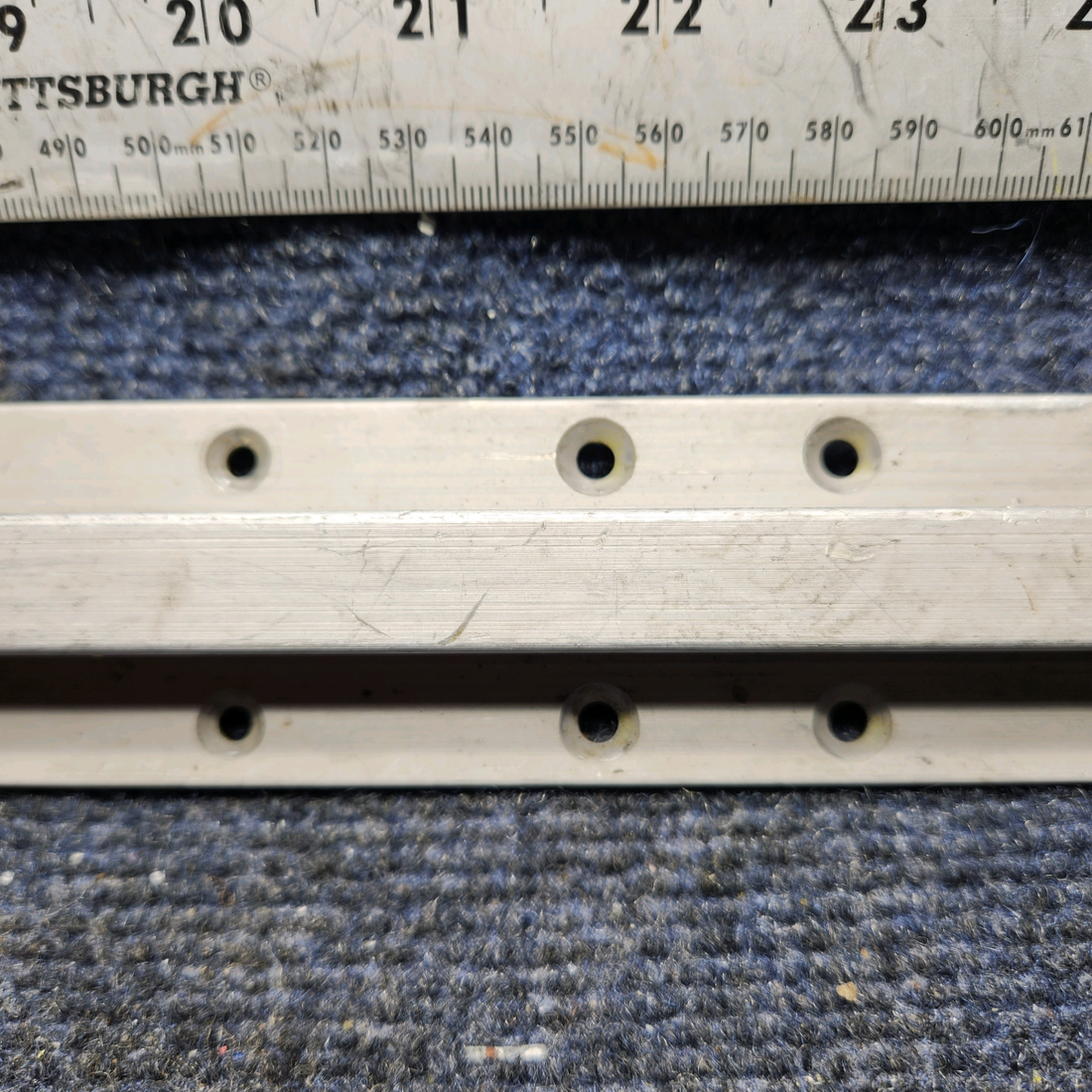 Used aircraft parts for sale, 33-534031-31 Beechcraft F33A SIDE SEAT TRACK / REAR INDBOARD OR OUTBOARD