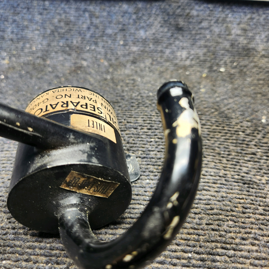 Used aircraft parts for sale, G4000B Beechcraft 35-33 Engine Oil Air Separator