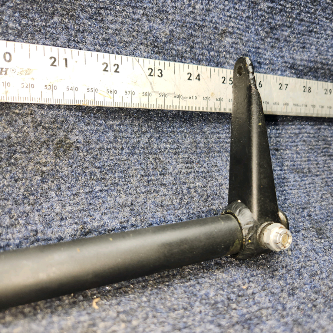 Used aircraft parts for sale, 22237-000 PIPER PA-24-250 Rudder Pedal and Toe Brake Torque Shaft Assembly