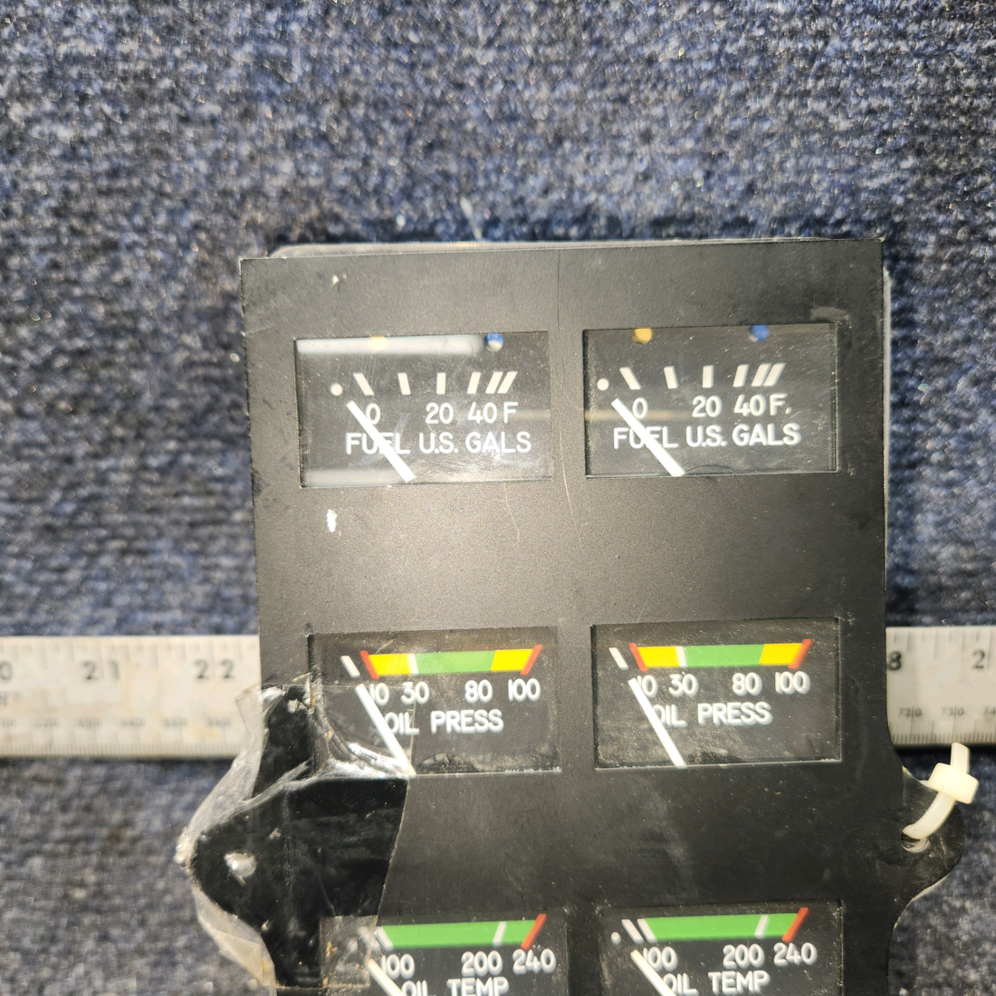 Used aircraft parts for sale, 39569-003 Rochester Gauges Piper PA34-220T Intrument Gauge Cluster (12V)